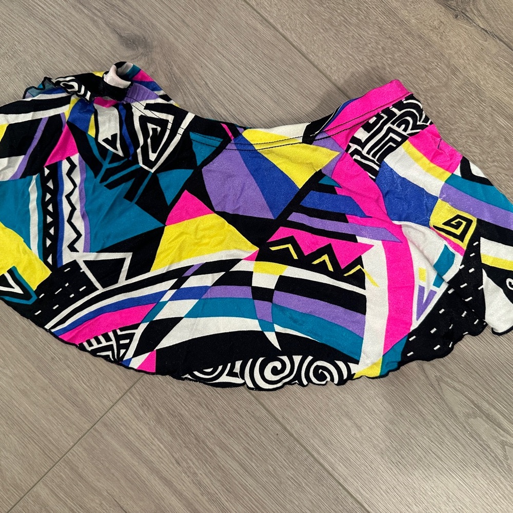 Girls 80s Style Skating Dress